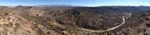 Overlook of Tesuque landscape